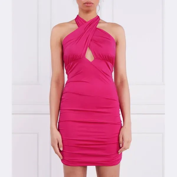 Платье Allusive из джерси в стиле техно lu Pinko, красный
