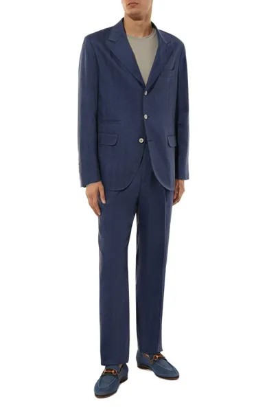 Костюм изо льна и шерсти Brunello Cucinelli