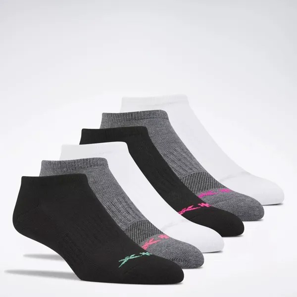 Базовые низкие носки, 6 пар Reebok, мультиколор