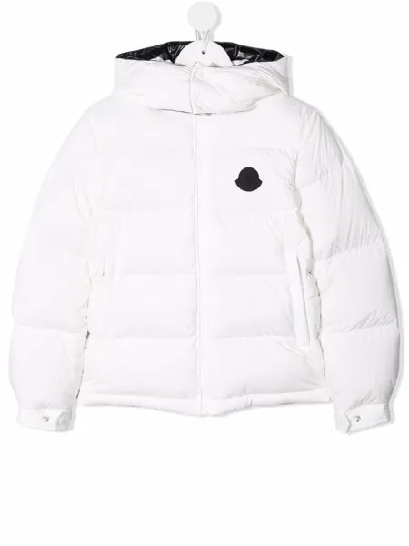 Moncler Enfant пуховик Ercan с логотипом