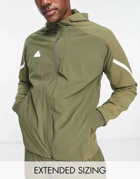 Худи adidas Sportswear оливкового цвета adidas performance