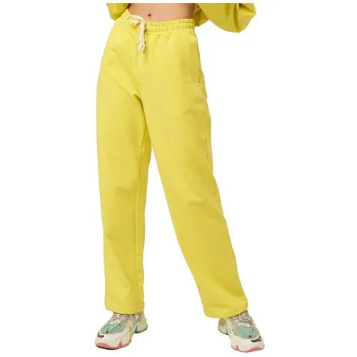 Брюки женские FEEL жёлтые, размер L/XL