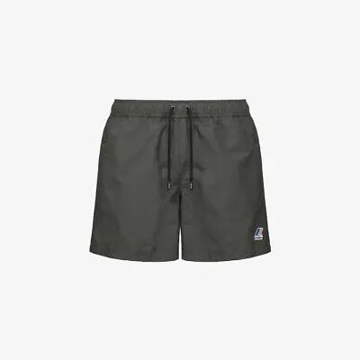 Мужской костюм K-WAY K007970 Le Vrai Olivier Shorts Зеленые черноватые трусы-боксеры Mar