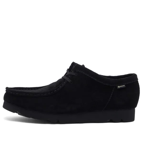 Туфли броги Clarks Originals Wallabee Gore-Tex, цвет Black Suede