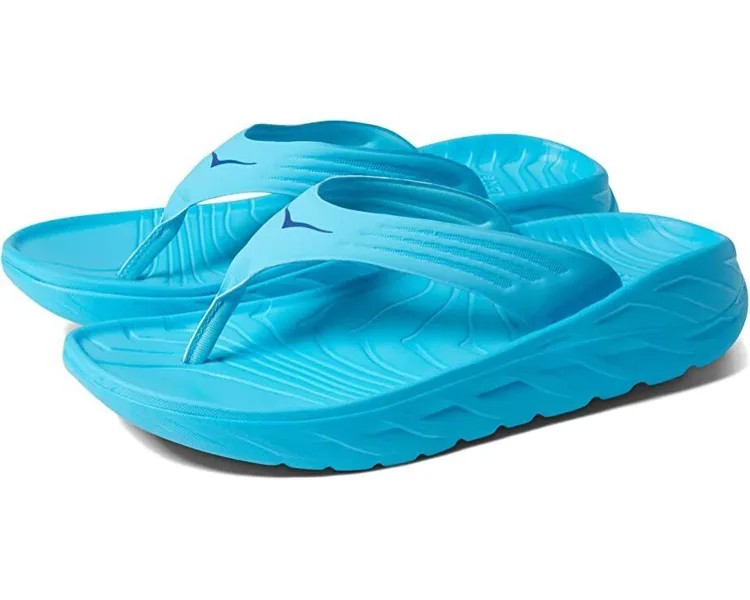 МУЖСКИЕ ШЛЕПАНЦЫ HOKA ONE ONE ORA RECOVERY Scuba Blue/Bellwether Sandals Thongs