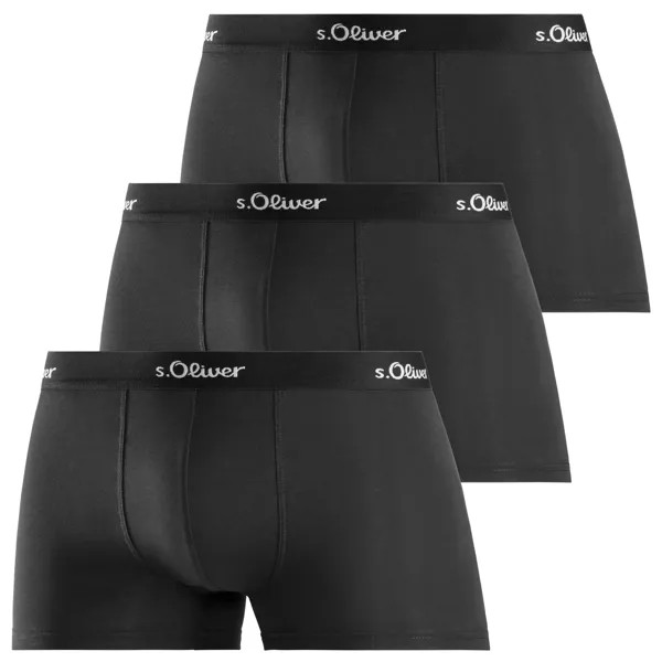 Боксеры S Oliver Boxershorts 3 шт, черный