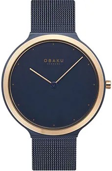 Fashion наручные  мужские часы Obaku V269GXSLML. Коллекция Ultra Slim