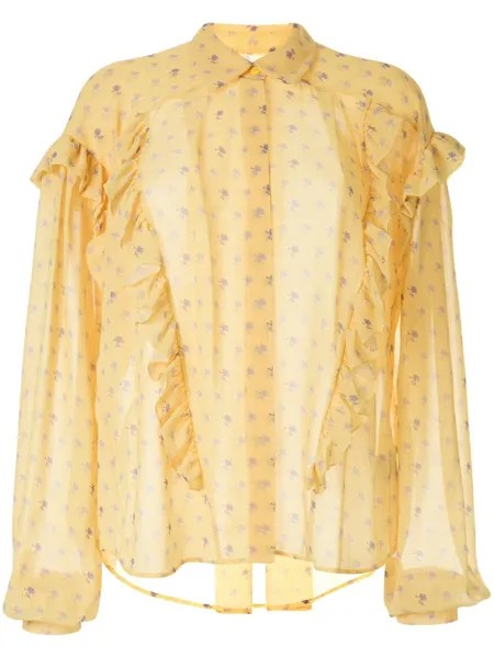 Preen By Thornton Bregazzi блузка с цветочным принтом