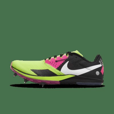 Шипованные кроссовки Nike Rival XC 6 Cross-Country Spikes, цвет Volt/Black/Hyper Pink/White