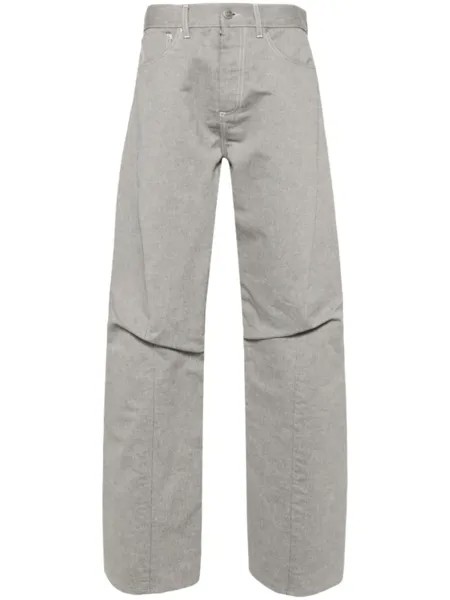 Maison Margiela прямые джинсы 5 Pockets, серый