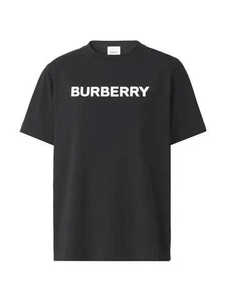 Футболка с логотипом Margot Burberry, черный