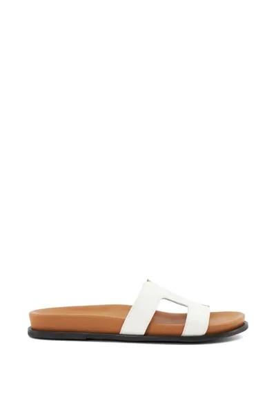 Кожаные сандалии Loupa Dune London, белый