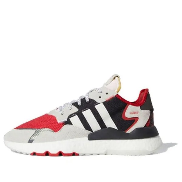Кроссовки ночные джоггеры Adidas, алый