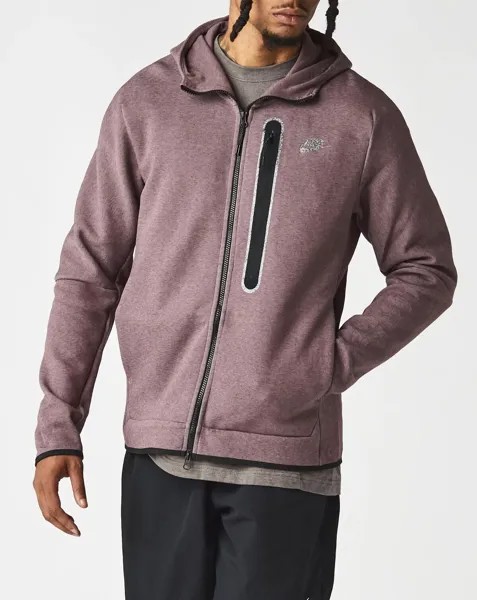 Худи Nike Sportswear Tech Fleece Dark Wine Red Black DD4688-646 Мужская, средний размер M