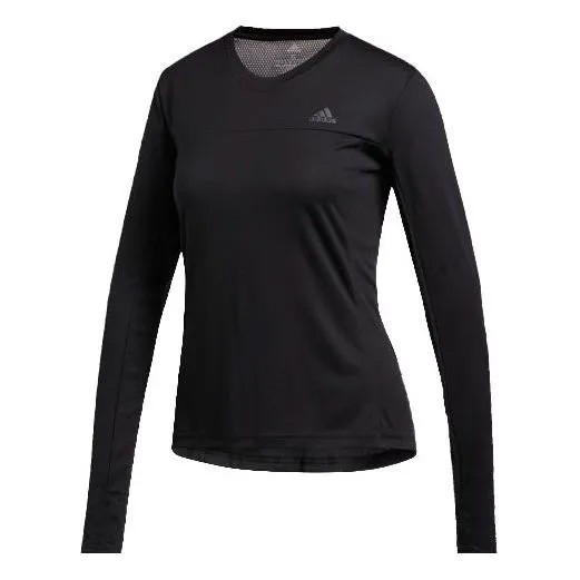 Футболка otr ls футболка бег спортивная с длинными рукавами Adidas, черный