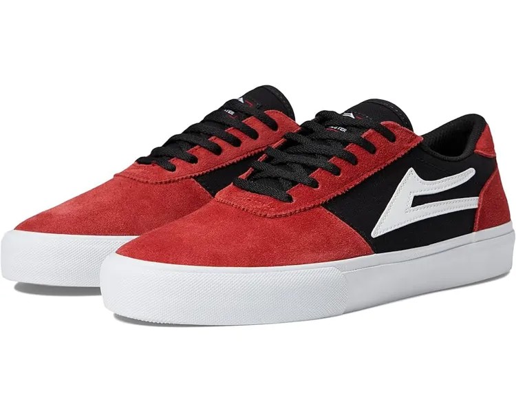 Кроссовки Lakai Manchester, цвет Red/Black Suede