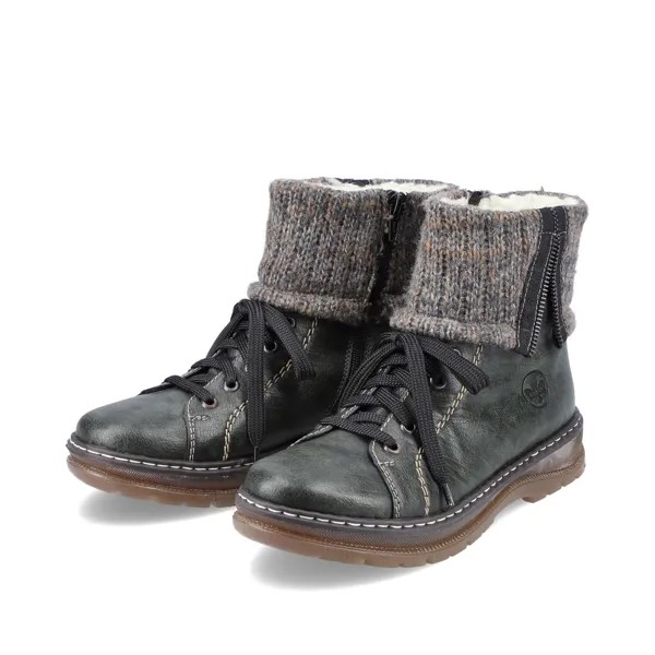 Ботинки rieker Schnürstiefel, зеленый