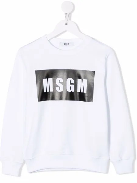 MSGM Kids толстовка с логотипом