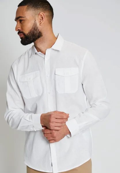Рубашка THB LSLV COLLINS Threadbare, цвет white