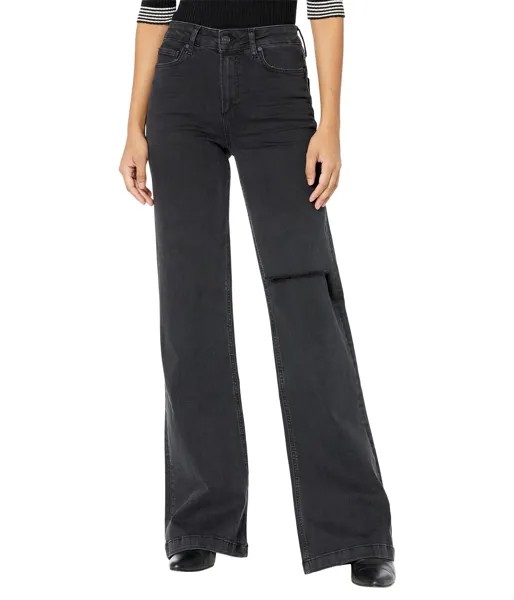 Джинсы Paige, Leenah in Blacktop Destructed