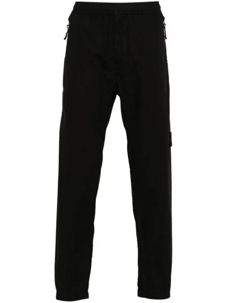Stone Island зауженные спортивные брюки, черный