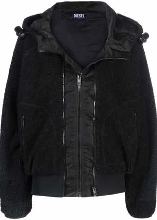 Diesel куртка на молнии с капюшоном