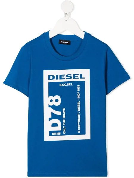 Diesel Kids футболка с логотипом