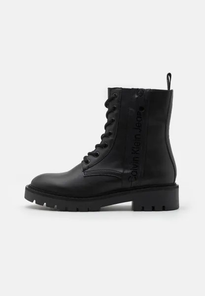 Ботинки на платформе Calvin Klein Jeans COMBAT LACEUP BOOT, цвет triple black