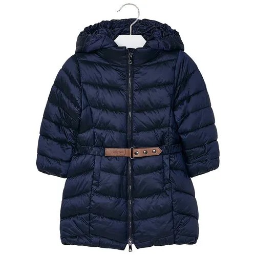 Демисезонное пальто Mayoral детское Синий изумруд 442084, размер 116 см. (6 лет)