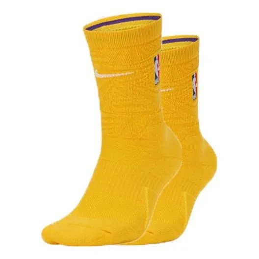 Носки Nike NBA Los Angeles Lakers City Edition Socks 'Yellow', желтый