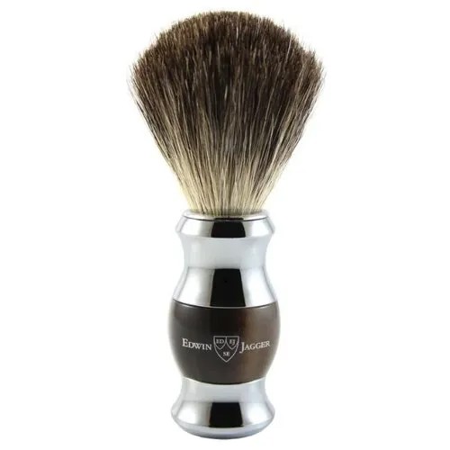 Помазок Edwin Jagger 81SB352CR ,темно-коричневый, 1 шт.