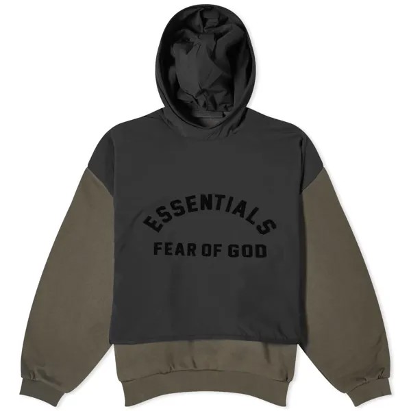 Худи Fear Of God Essentials Spring Fleece, цвет Ink & Jet Black