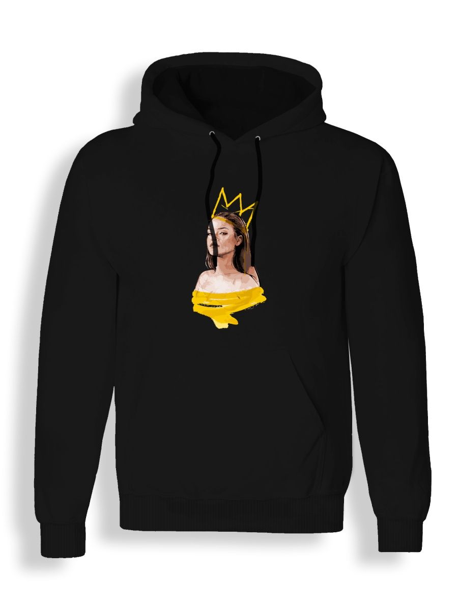Худи унисекс СувенирShop Рианна/Rihanna 10 черное 2XL