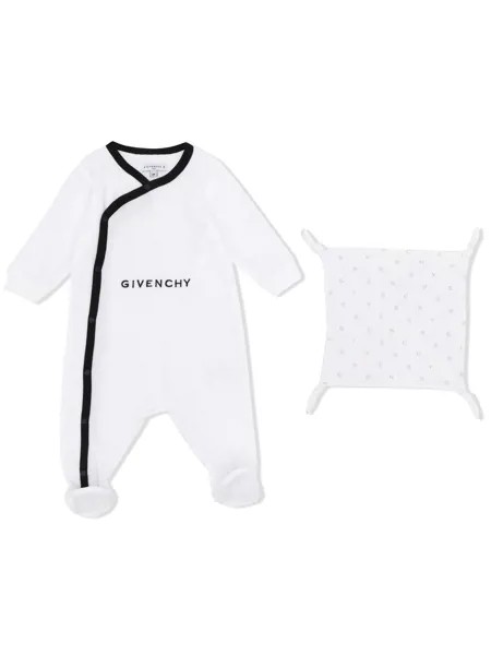 Givenchy Kids комбинезон для новорожденного с логотипом