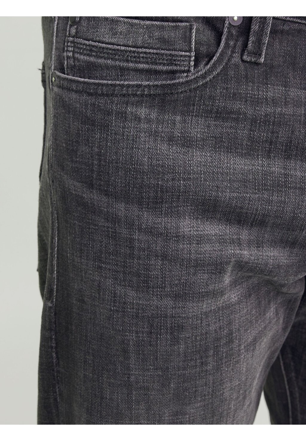 Джинсы свободного кроя JJICHRIS JJWOOD Jack & Jones, черный джинсовый