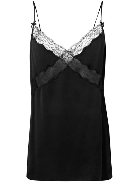 Michael Kors Collection lace trimmed slip top