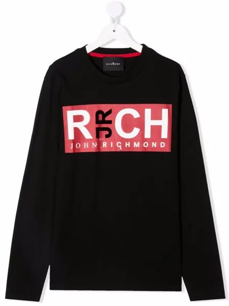 John Richmond Junior футболка с логотипом