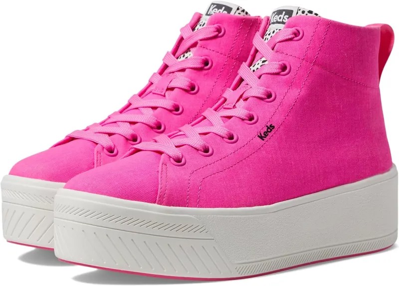 Кроссовки Keds Skyler Hi Lace Up, цвет Fuchsia Canvas