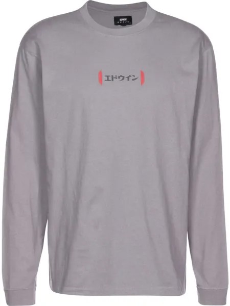 Лонгслив EDWIN, цвет frost grey