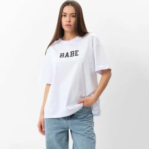 Футболка MIST, размер 44/46, белый