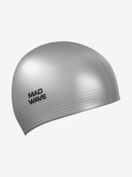 Латексная шапочка Mad Wave Solid, Серебряный