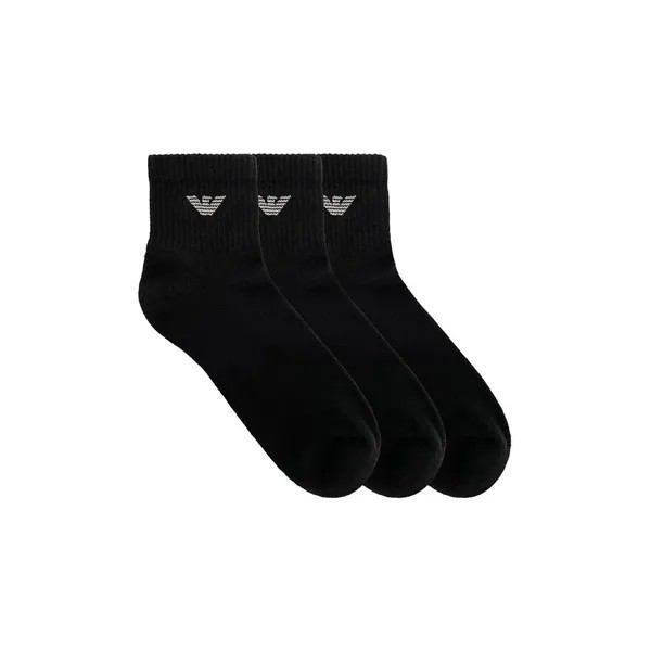 Носки Emporio Armani 304202 Ankle 3 шт, черный
