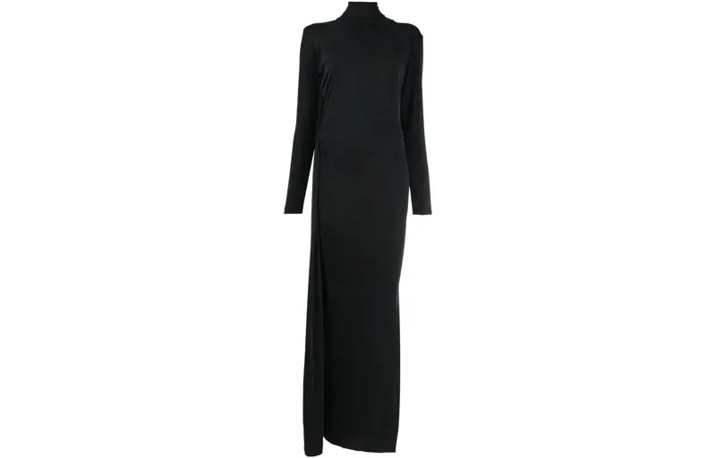 Платье с длинными рукавами женское черное Mm6 Maison Margiela