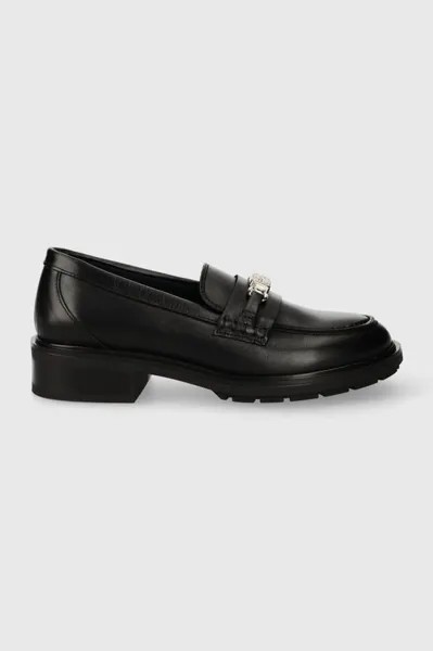 TH HARDWARE LOAFER кожаные лоферы Tommy Hilfiger, черный