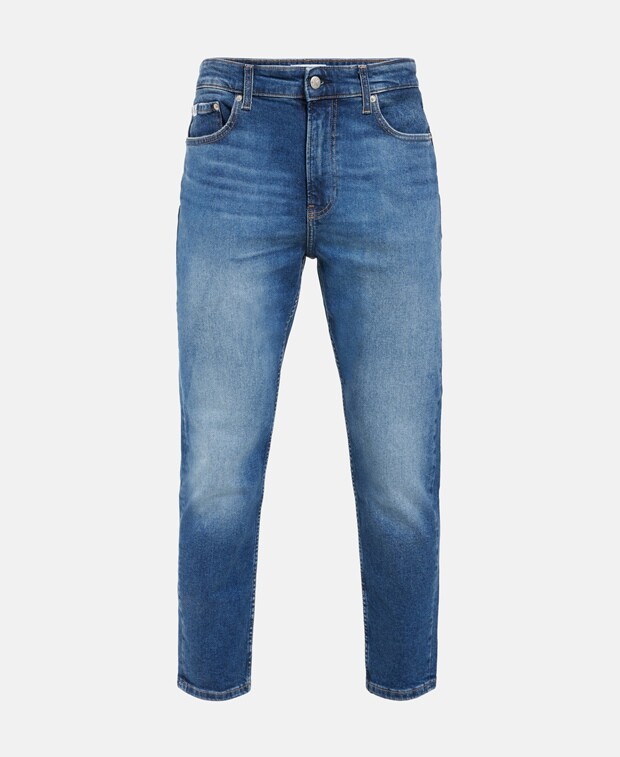 Прямые джинсы Calvin Klein Jeans, темно-синий