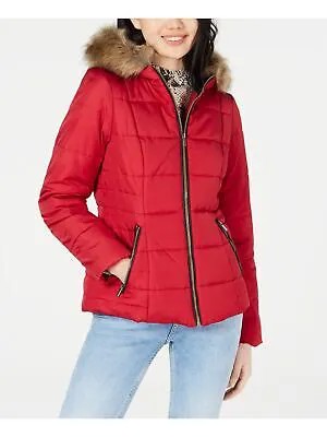 CELEBRITY PINK Женская красная пуховая зимняя куртка с капюшоном Пальто для юниоров L