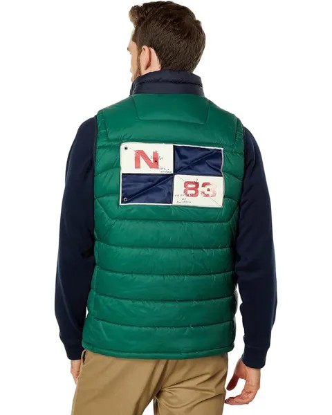 Утепленный жилет Nautica Tempasphere Puffer Vest, цвет Tidal Green