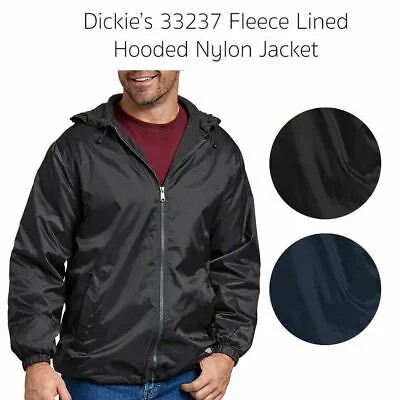 Dickies Мужская куртка на флисовой подкладке с капюшоном и нейлоновым водостойким пальто 33237