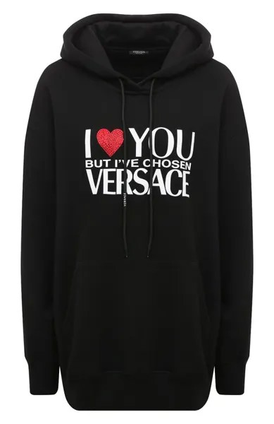 Хлопковое худи Versace