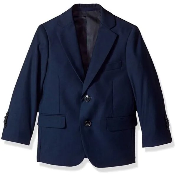 NWT ISAAC MIZRAHI Темно-синий костюм для мальчиков из смесового хлопка Блейзер Спортивная куртка 12